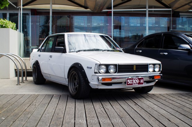 The nostalgic KE70 attracted some attention. Just walking around some people quote "Back in my day.."