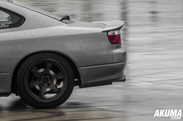  Weather was altering throughout the day, rain with sunny breaks..guys on the skid pan during motorkhana were enjoying the rain..but I don't know about the photographers! :/